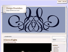 Tablet Screenshot of designflourishes.com